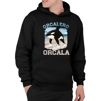 Žertovný předmět Orcalero Orcala - kosatka v botách - Italian Brainrot - pánská mikina s potiskem- Tričkový.cz