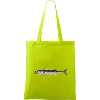 Makrela obecná - Taška bavlněná - 42 x 38 cm ( Limetková )