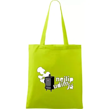 Nejlíp udím já - Taška bavlněná - 42 x 38 cm ( Limetková )