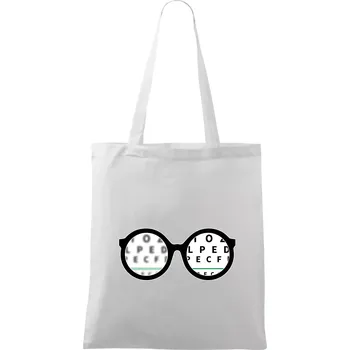Brýle optika - Taška bavlněná - 42 x 38 cm ( Bílá )