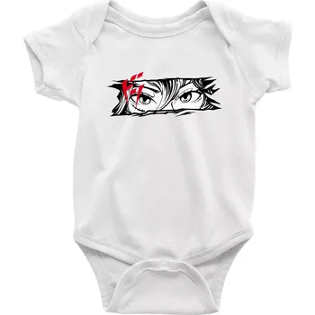 Kojenecké oblečení Anime oči - Body kojenecké s krátkým rukávem - Krátký r. 12-18 měs ( Bílá )