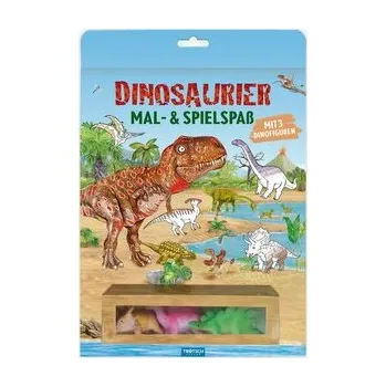 První čtění TRÖTSCH - Malbuch Dinosaurier Mal- und Spielspaß S1 Malbuch mit Spielzeug| Ab 3 Jahren - Trötsch Verlag GmbH & Co. KG