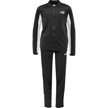 Dětská tepláková souprava Puma POLY BASEBALL SUIT B 140 Černá, Bílá