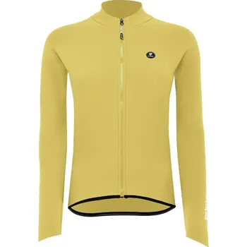 cyklistický dres Dámský dres PISSEI Primapelle Invernale Giallo Oro S