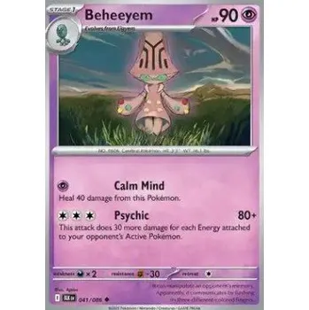 Volný čas Pokémon BLK 041/086 Beheeyem - Black Bolt Stav: Near Mint, Verze: NORMAL