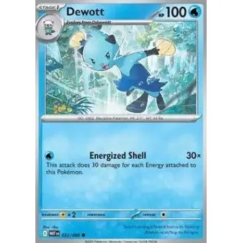Sběratelská karetní hra Pokémon WHT 022/086 Dewott - White Flare Stav: Near Mint, Verze: REVERSE HOLO