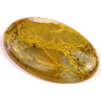 Sběratelství Kabošon Green Opál č.5361 (44x27x7mm)