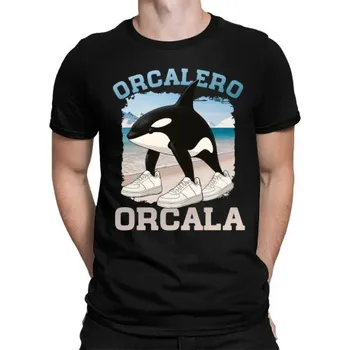 Žertovný předmět Orcalero Orcala - kosatka v botách - Italian Brainrot - pánské tričko s potiskem- Tričkový.cz