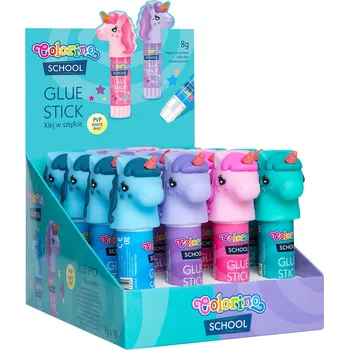 Kancelářské lepidlo Colorino lepidlo 8g tyčinka UNICORN /16/