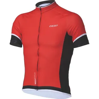 cyklistický dres BBB Cyklistický dres s krátkým rukávem - COMFORTFIT - červená/černá 140 cm