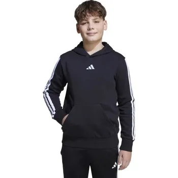 Chlapecké oblečení Dětská mikina adidas ESSENTIALS 3- STRIPES 140 Černá, Bílá