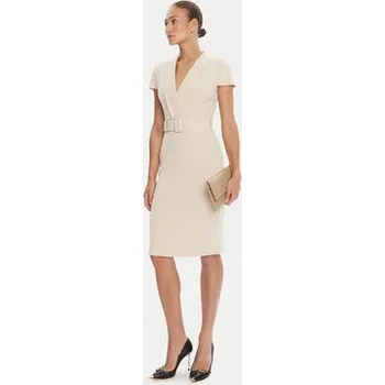 Dámské oblečení Rinascimento Koktejlové šaty CFC0125582003 Béžová Slim Fit L