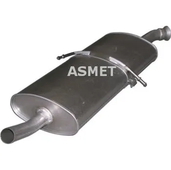 Výfukový systém Stredni tlumic vyfuku ASMET 01.055