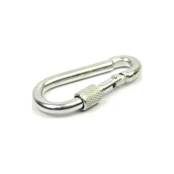 Karabina s pojistkou DIN 5299D,7x70mm, ZB Balení: 25 ks NLAB007070BO1