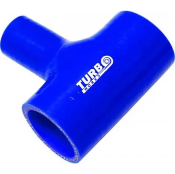 Zapalovací a žhavicí svíčka TurboWorks Silikónová T-spojka TurboWorks Blue 63-25mm