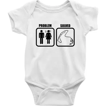 Kojenecký body Problém rybaření - Body kojenecké s krátkým rukávem - Krátký r. 12-18 měs ( Bílá )