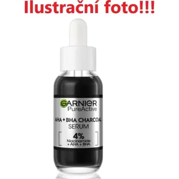 Pleťové sérum Sérum proti nedokonalostem pleti Garnier SkinActive AHA + BHA Serum Charcoal, 30 ml