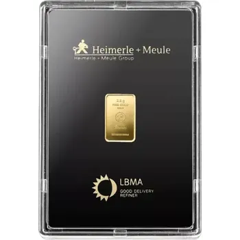 Heimerle + Meule 2,5g investiční zlatý slitek