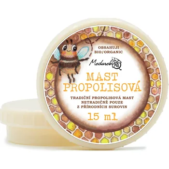 Bylinná léčivá mast Medarek Propolisová mast 15 ml