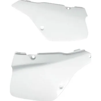 UFO boční tabulky na startovací číslo SUZUKI RM 250 89-92 barva bílá (UFO boční tabulky na startovací číslo SUZUKI RM 250 89-92 barva bílá)