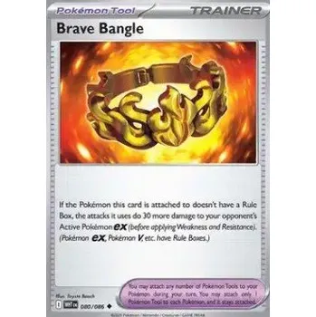 Karetní hra Pokémon WHT 080/086 Brave Bangle - White Flare Stav: Near Mint, Verze: REVERSE HOLO