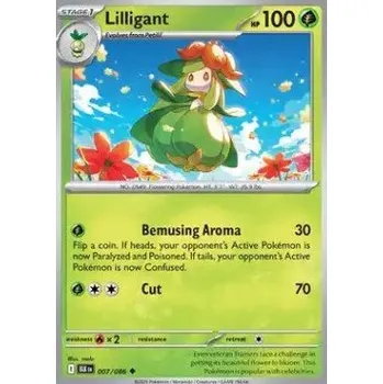 Karetní hra Pokémon BLK 007/086 Lilligant - Black Bolt Stav: Near Mint, Verze: REVERSE HOLO