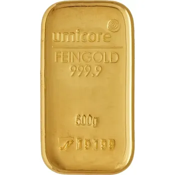 Umicore 500g investiční zlatý slitek