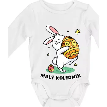 Kojenecký body Malý koledník - Body kojenecké s dlouhým rukávem - Dlouhý r. do 3 měs ( Bílá )