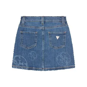Dámská sukně Guess Džínová sukně J5YD07 D4MS0 Modrá Regular Fit 8Y