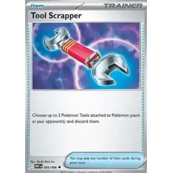 Sběratelská karetní hra Pokémon WHT 085/086 Tool Scrapper - White Flare Stav: Near Mint, Verze: NORMAL