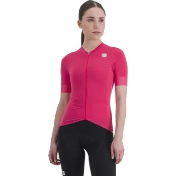cyklistický dres Dámský cyklistický dres s krátkým rukávem SPORTFUL-Monocrom w jersey, pompelmo Mix S