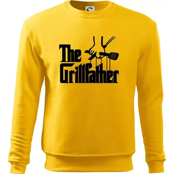 Pánská mikina The Grillfather - Mikina Essential pánská - S ( Žlutá )