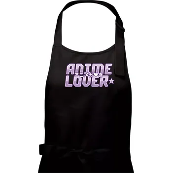 Kuchyňská zástěra Anime lover - Pánská zástěra na vaření - Univerzální velikost ( Černá )