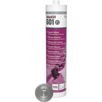 stavební silikon Sanitární silikon AKKIT 601 310 ml šedá