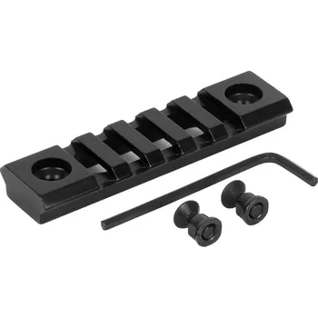 Sportovní střelba A.C.M. Hliníková odlehčená RIS lišta pro KeyMod předpažbí - 7cm, černá