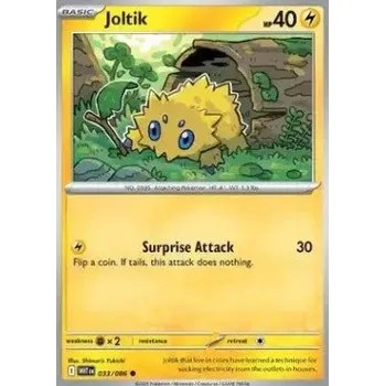Sběratelská karetní hra Pokémon WHT 033/086 Joltik - White Flare Stav: Near Mint, Verze: NORMAL