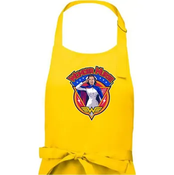Kuchyňská zástěra Corona wonder nurse - Dámská zástěra na vaření - Univerzální velikost ( Žlutá )