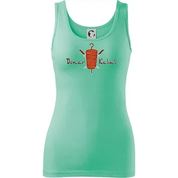 Dámské oblečení Döner Kebab - Dámské tílko - L ( Mátová )