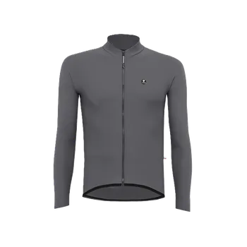 cyklistický dres Dres PISSEI Primapelle Invernale Grigio M