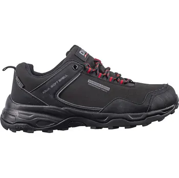Pánská sportovní obuv Pohodlné černé pánské trekové boty 1100B/R-M Velikost: 45