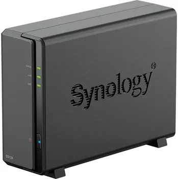 Počítač Synology DiskStation DS124 1-bay NAS, CPU QC Realtec RTD1619B 64bit, RAM 1GB, 2x USB 3.2, 1x GLAN DS124