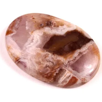 Korálek Kabošon Amethyst Prasiolite č.2555 (34x23x7mm)