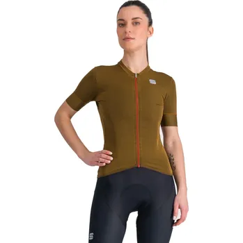 cyklistický dres Dámský cyklistický dres s krátkým rukávem SPORTFUL-Monocrom w jersey, liquorice Mix S