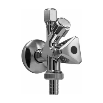 Ventil Rohový ventil 1/2", s 3/8 chromovou maticí