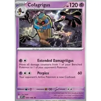 Sběratelská karetní hra Pokémon WHT 040/086 Cofagrigus - White Flare Stav: Near Mint, Verze: HOLO