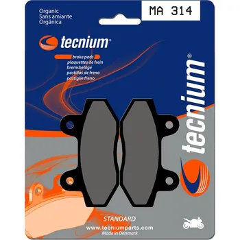 Nářadí na motocykly Brzdové destičky TECNIUM Street Organic - MA314 MA314