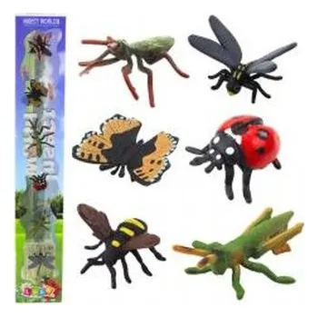 plyšák Zestaw mini figurki owady 4-6cm 6szt