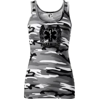 Dámské tričko Paramedic - Dámské Maskáčové tílko - XS ( Šedý maskáč )