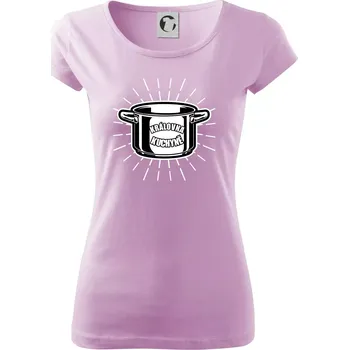 Dámské tričko Královna kuchyně - Dámské triko Pure - 2XL ( Orchid )