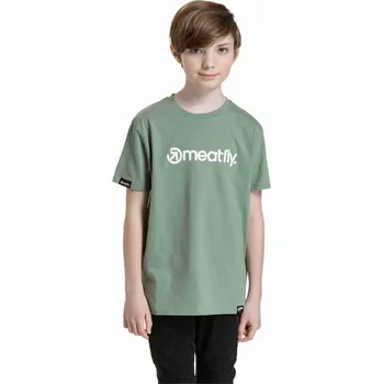 Chlapecké tričko Dětské tričko Meatfly Bart 2025 Olive 134